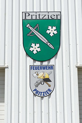 Pritzier ein Ort und gleichnamige Gemeinde im Landkreis Ludwigslust-Parchim in Mecklenburg-Vorpommern; Wappen.