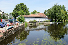 Die Stadt Perleberg ist die Kreisstadt des Landkreises Prignitz im Land Brandenburg; Kanueinsatzstelle an der Stepenitz.