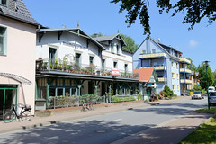 Das Ostseebad   Graal-Müritz   ist eine Gemeinde   im Landkreis Rostock in Mecklenburg-Vorpommern; Hotel und Ferienwohnungen in der Ribnitzer Straße in Müritz.