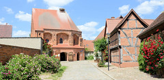 Die Hansestadt  Werben  (Elbe) ist eine Stadt im  Landkreis Stendal in Sachsen-Anhalt; Heiligengeistkapelle, gotischer Backsteinbau 1313.