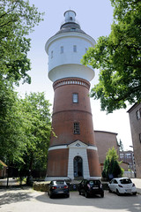 Fotos aus dem Hamburger Stadtteil Bergedorf; Wasserturm am Pfingstberg - erbaut 1903 - Stadtbaumeister Carl Friedrich Dusi.