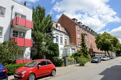 Fotos aus dem Hamburger Stadtteil Bergedorf; Wohnhäuser in der Rektor Ritter Straße.