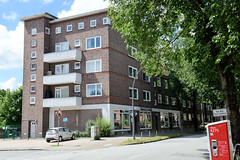 Fotos aus dem Hamburger Stadtteil Bergedorf; Siedlungsbau in der Holtenklinker Straße, errichtet um 1930.