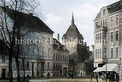 Historische Fotografie der Stadt Guben an der Lausitzer Neiße.