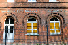 Seelow ist die Kreisstadt des Landkreises Märkisch-Oderland im Bundesland Brandenburg;  Bahnhofsgebäude Seelow-Gusow, erbaut 1866.