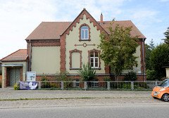Die Stadt und gleichnamige Gemeinde Letschin   liegt im Oderbruch im Landkreis Märkisch-Oderland im Bundesland Brandenburg; Pfarrhaus.