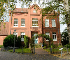 Weener ist eine Kleinstadt in Ostfriesland im Bundesland Niedersachsen;  Pfarrhaus.