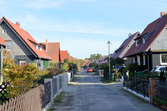Ludwigsfelde  ist eine Stadt in der Nähe von Berlin und Potsdam im Bundesland Brandenburg;  Holzhaussiedlung, errichtet 1944.