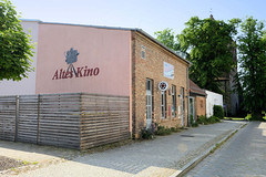 Altes Kino  -  Fotos von der Stadt Lychen im Landkreis Uckermark in Brandenburg.