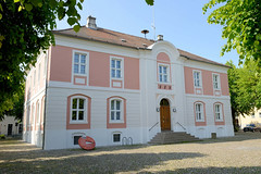 Rathaus am Markt  -  Fotos von der Stadt Lychen im Landkreis Uckermark in Brandenburg.