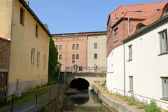 Mühlenbach und Mühle -  Fotos von der Stadt Lychen im Landkreis Uckermark in Brandenburg.