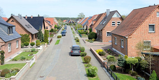 Siedlung mit Einzelhäusern, Satteldach - Fotos aus der Stadt Ludwigslust im Landkreis Ludwigslust-Parchim in Mecklenburg-Vorpommern.