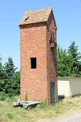 Trafoturm  - Fotos von Alt Brenz, Ortsteil der Gemeinde Brenz  im Landkreis Ludwigslust-Parchim in Mecklenburg-Vorpommern.