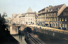 Spree und Jungfernbrücke (ca. 1886) - historische Motive von Berlin.