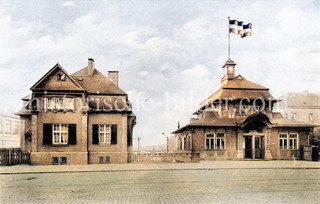 Bahnhof Wandsbeker Chaussee, ca. 1910 - historisches  Foto aus dem Hamburger Stadtteil Eilbek, Bezirk Hamburg Wandsbek.