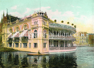 Alsterpavillon am Jungfernstieg  - historisches Foto aus dem Hambuger Stadtteil Neustadt, Bezirk Hamburg Mitte.